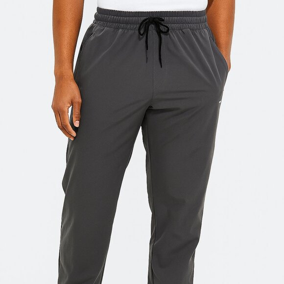 BCG Joggers Elastic Waist Size Large Black EUC - Picture 1 of 8